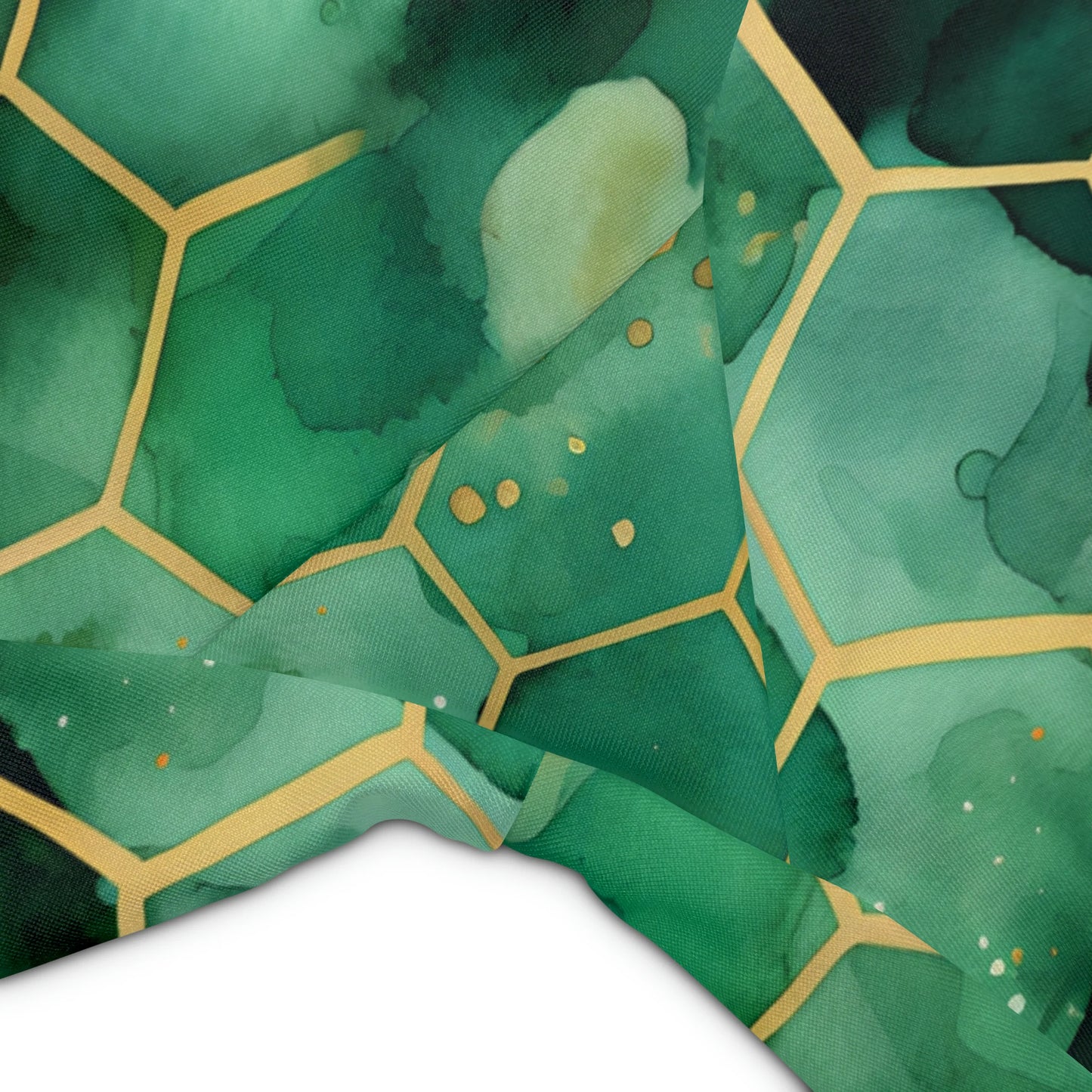 Abstract Verdant Elegance Biker Shorts