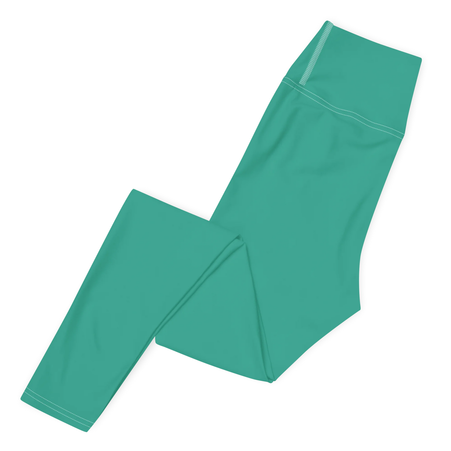 Marine Green Basic Yoga Leggings