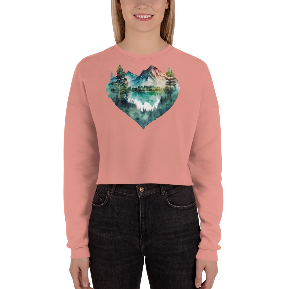 "Falling in Love with the Forest" Crop Sweatshirt
