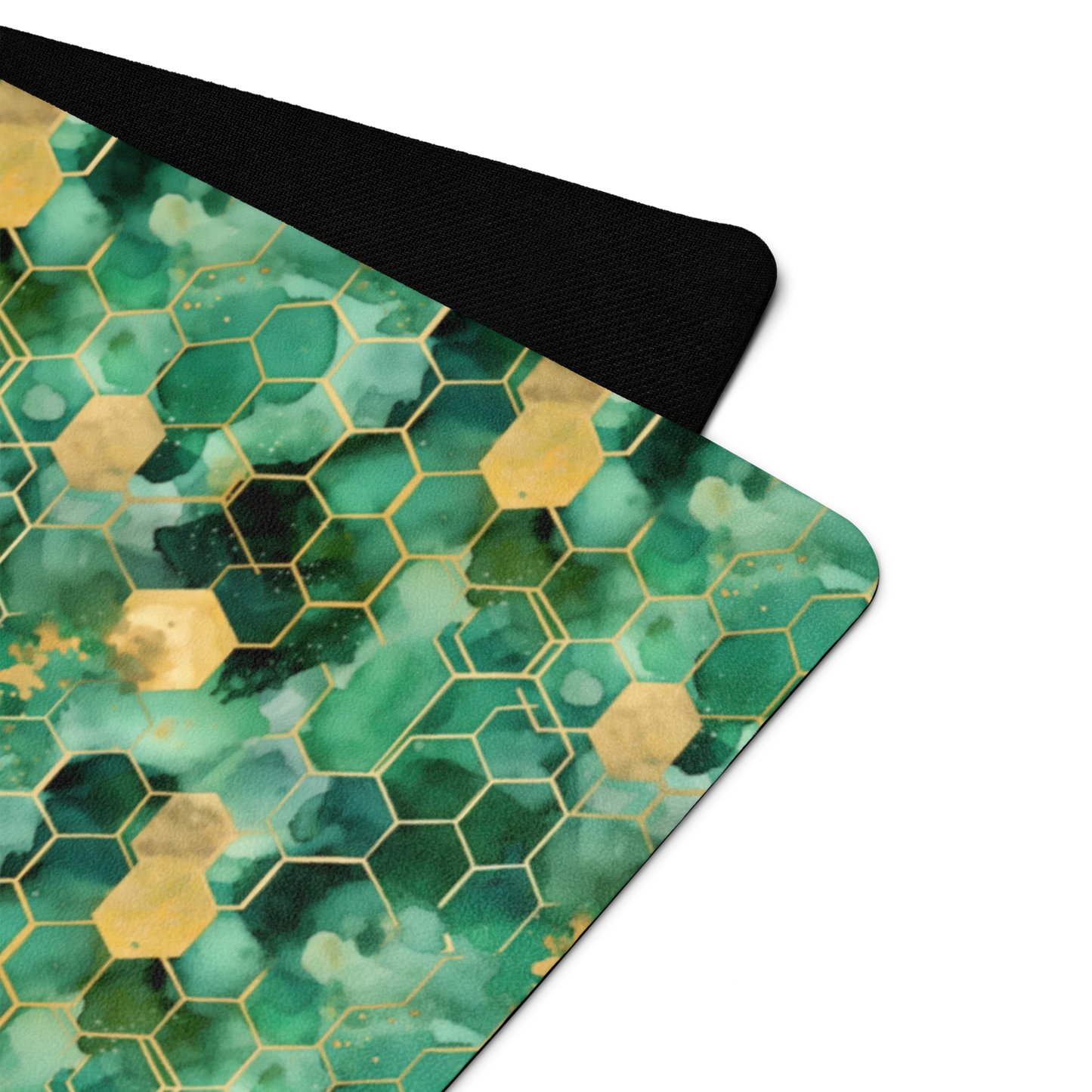 Abstract Verdant Elegance Yoga Mat