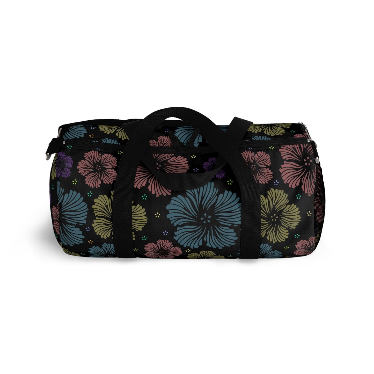 Clean Floral Vibes Duffel Bag