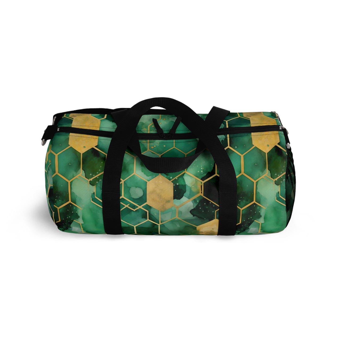 Abstract Verdant Elegance Duffel Bag