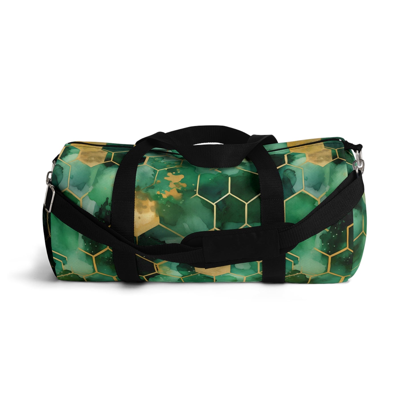 Abstract Verdant Elegance Duffel Bag