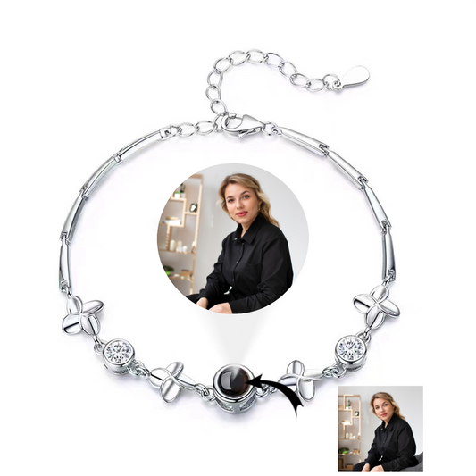 Good Luck Custom Photo Projection Bracelet