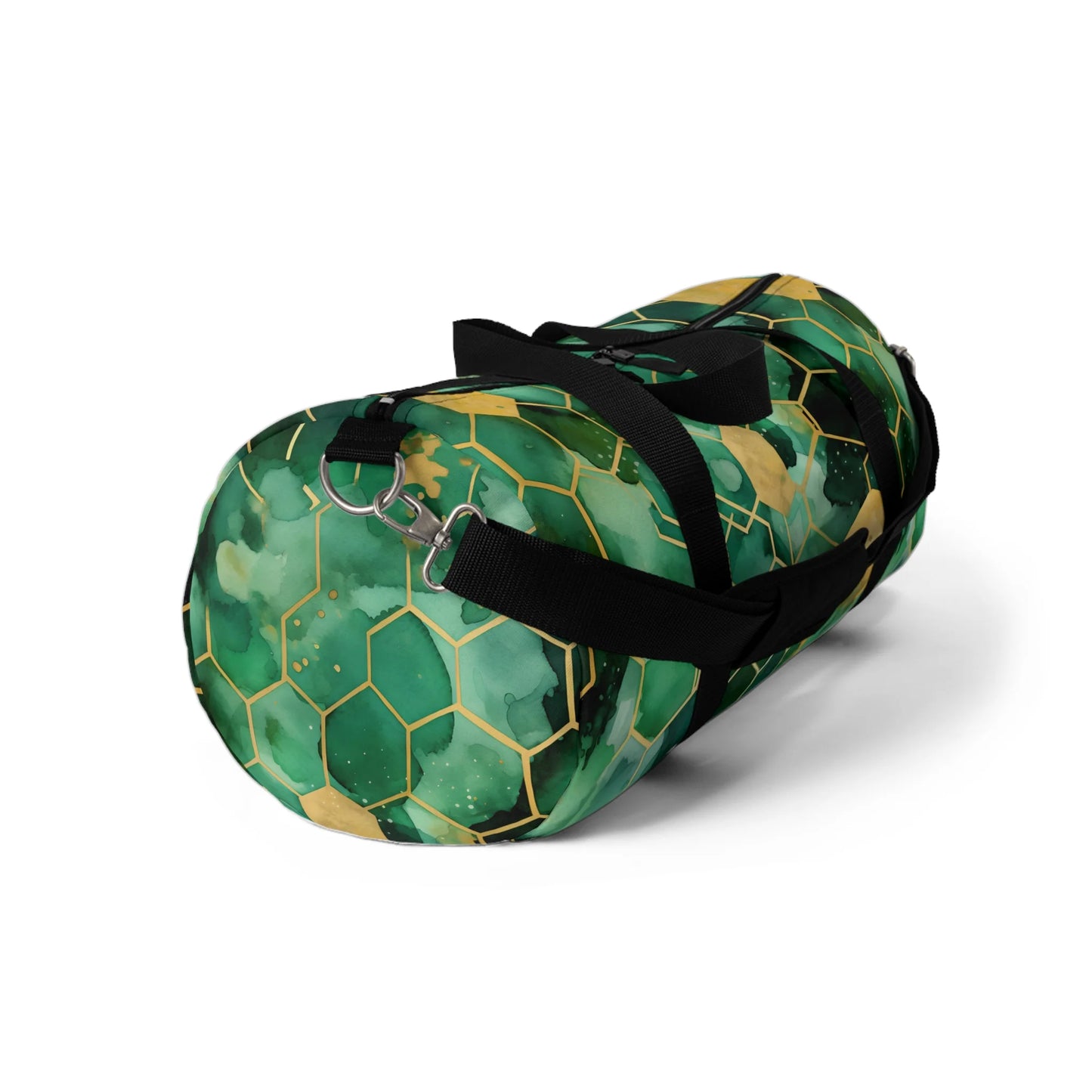 Abstract Verdant Elegance Duffel Bag