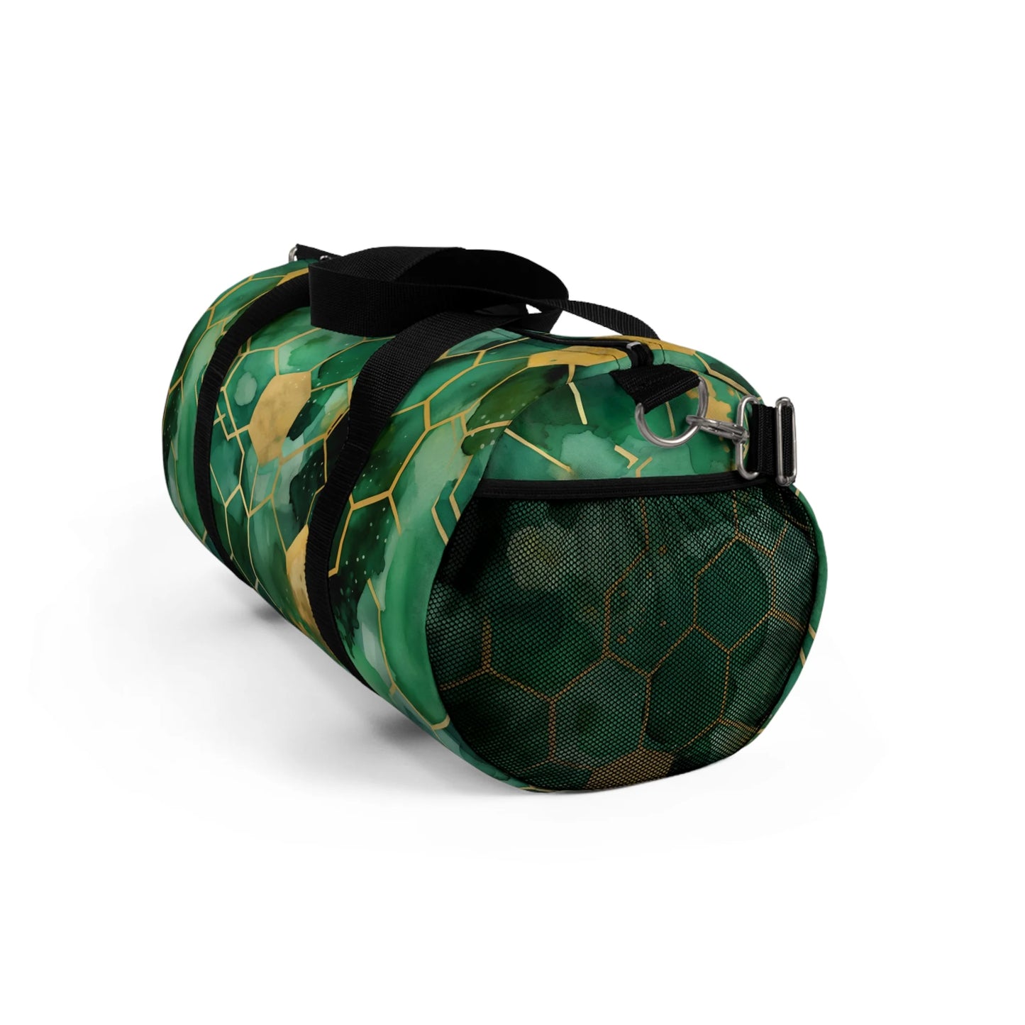 Abstract Verdant Elegance Duffel Bag