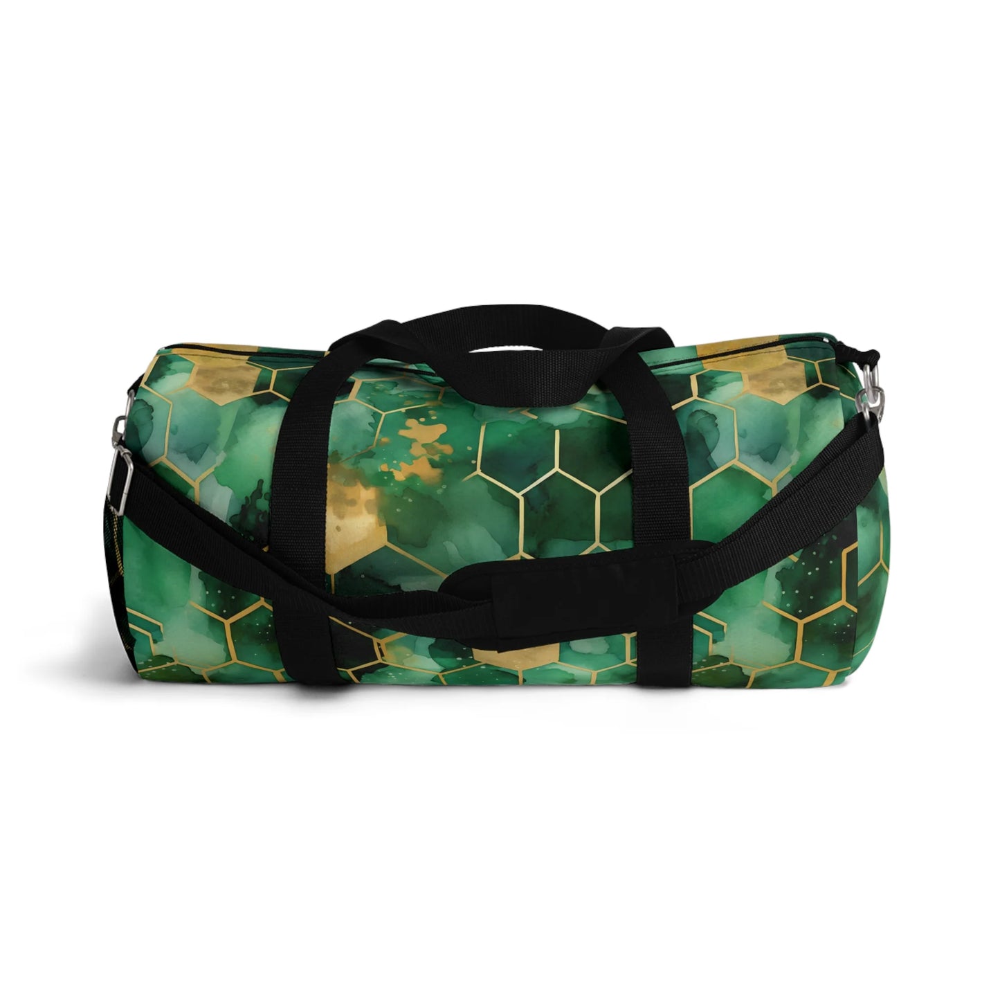 Abstract Verdant Elegance Duffel Bag
