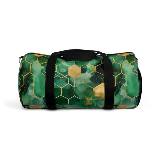 Abstract Verdant Elegance Duffel Bag
