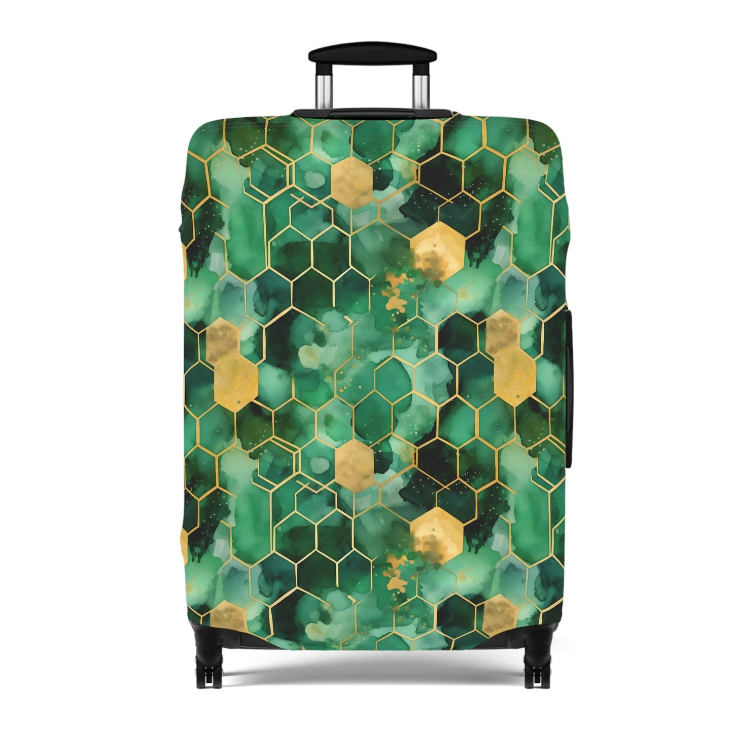 Abstract Verdant Elegance Luggage Cover