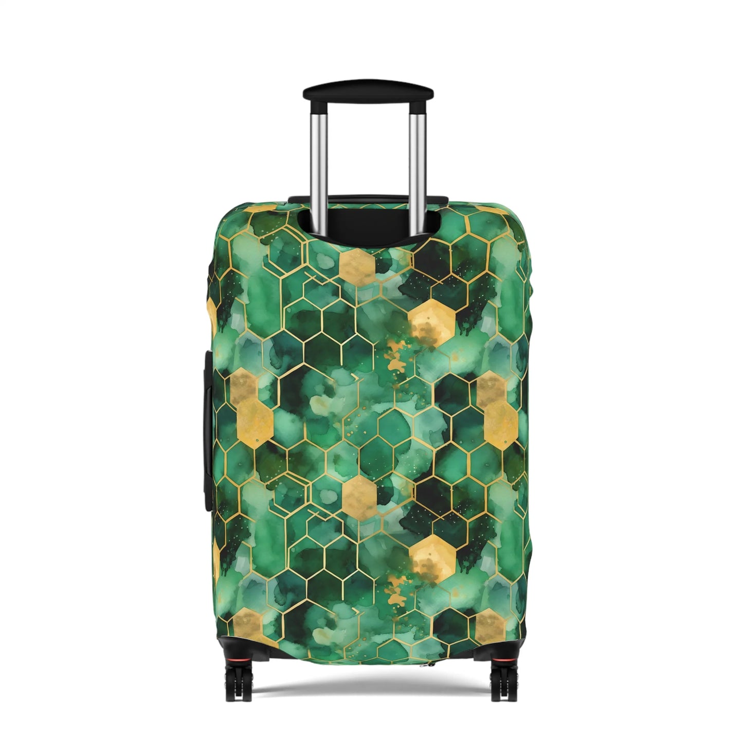 Abstract Verdant Elegance Luggage Cover