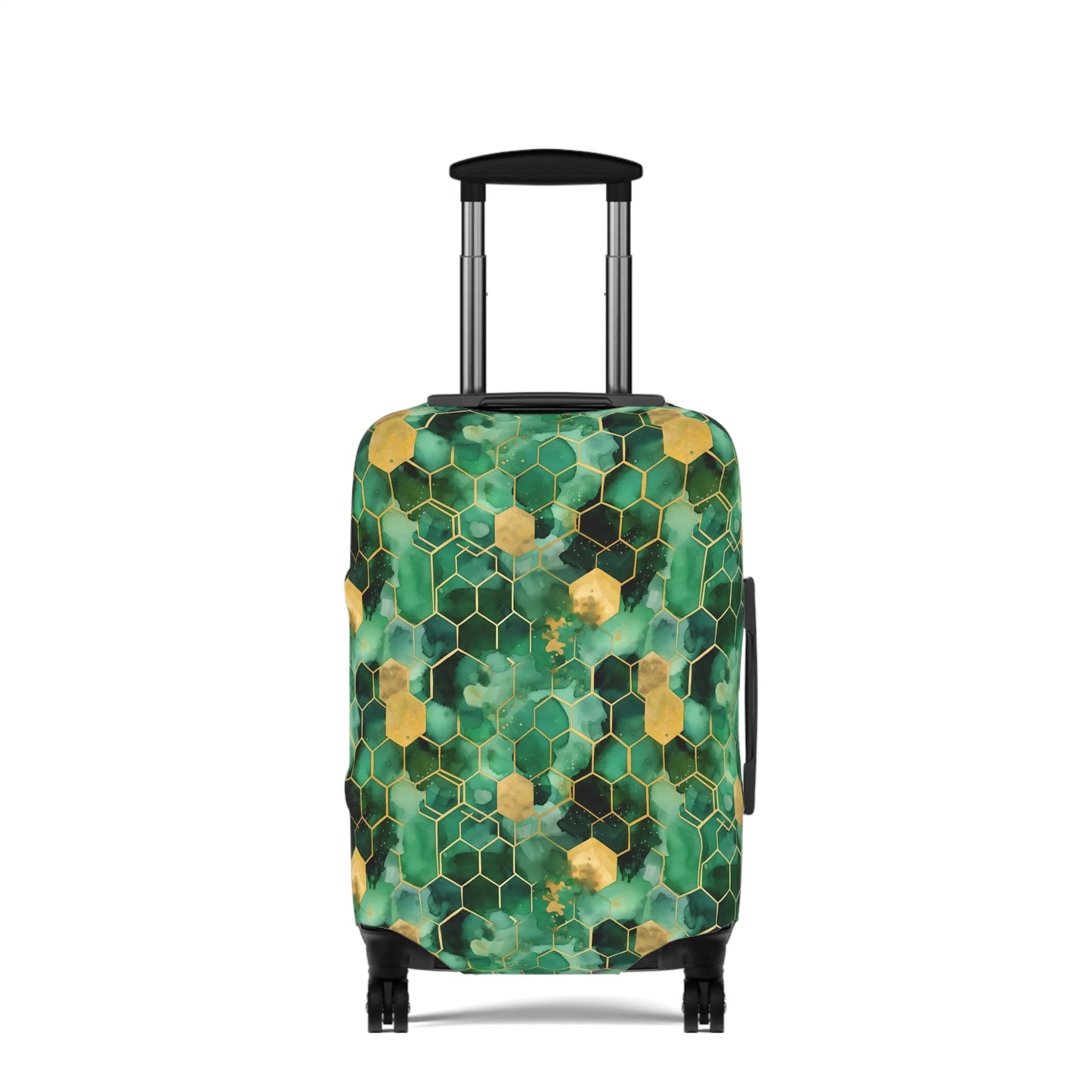 Abstract Verdant Elegance Luggage Cover