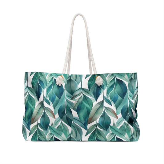 Leafy Chic Weekender Bag