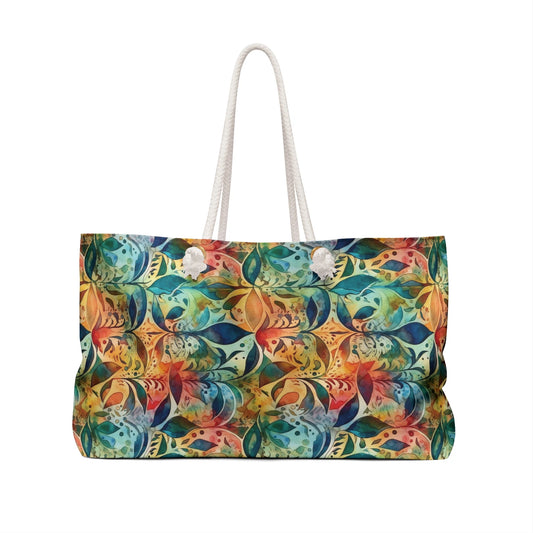 Mysterious Summer Boho Ornament Weekender Bag