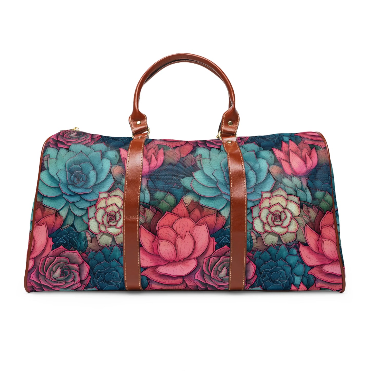 Bright Eternal Flowers Fantasy Travel Bag