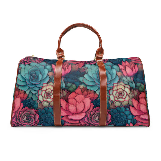 Bright Eternal Flowers Fantasy Travel Bag