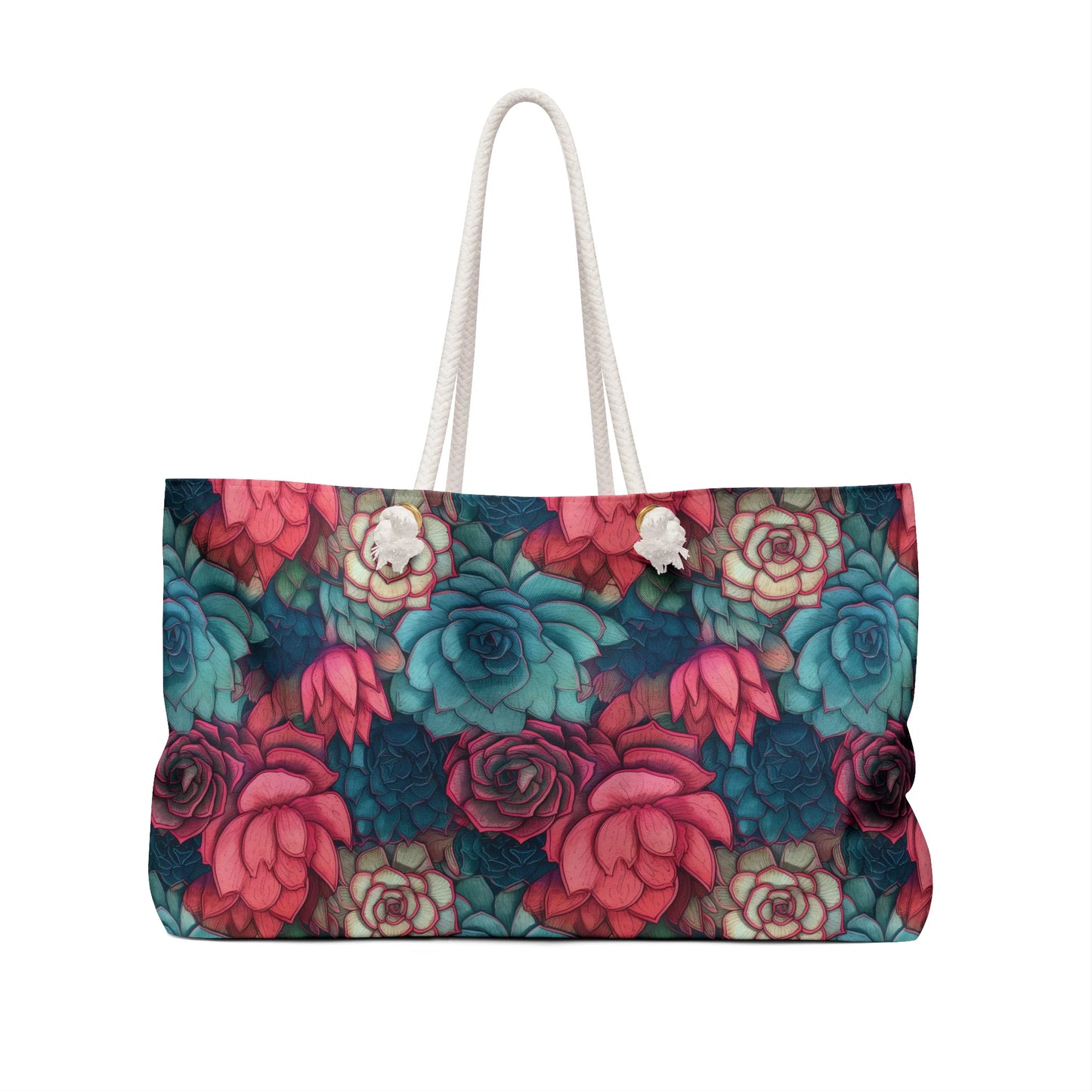 Bright Eternal Flowers Fantasy Weekender Bag