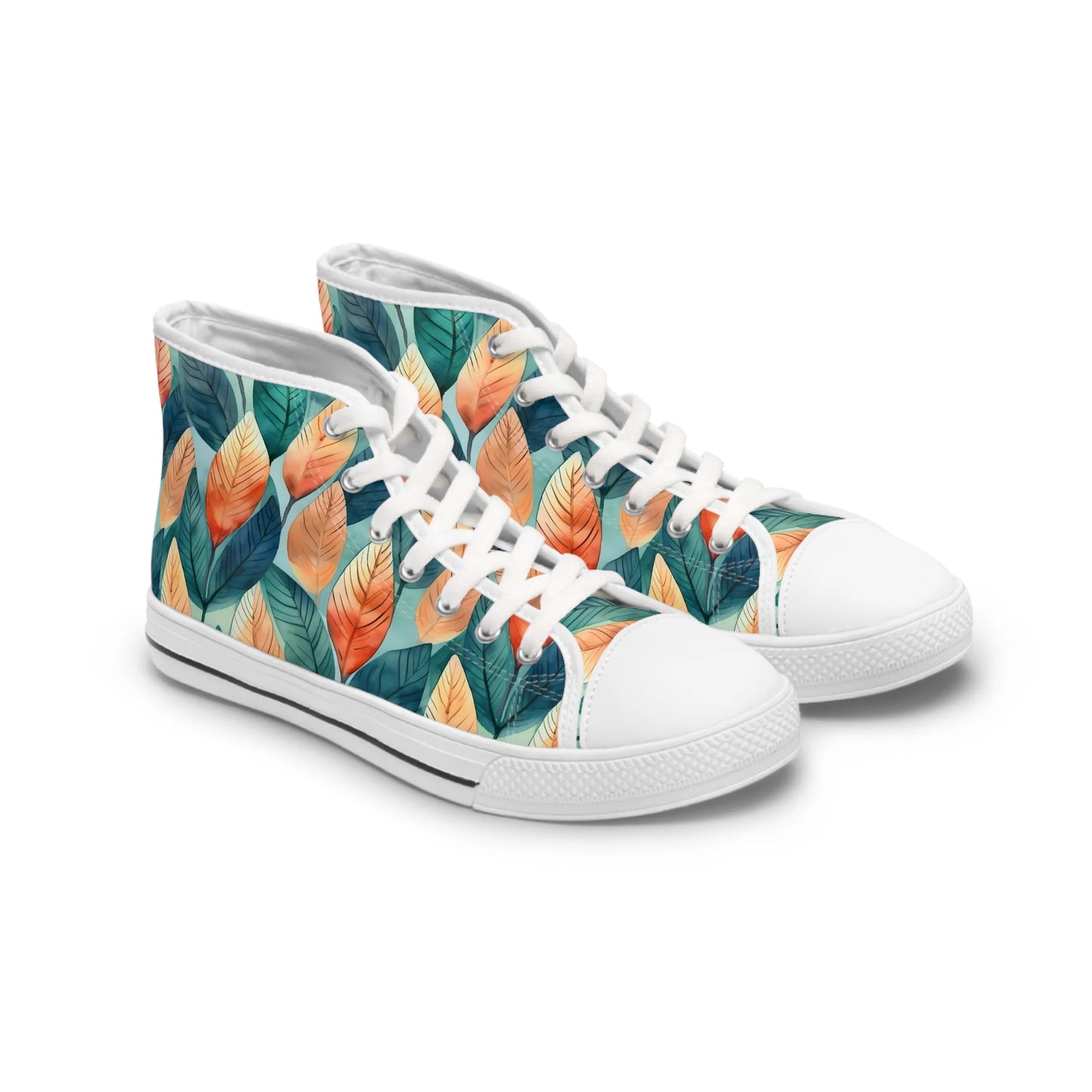 Leafy Minimalism High Top Sneakers