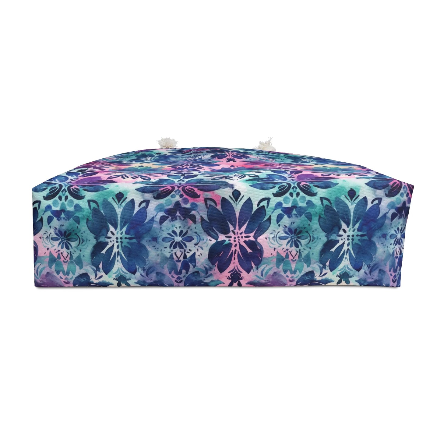 Blue Floral Boho Dream Weekender Bag