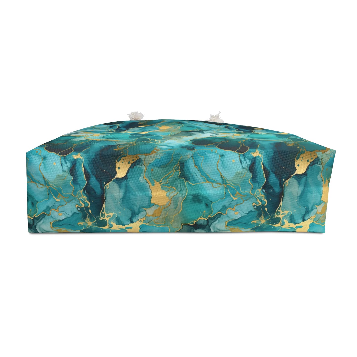 Mystic Turquoise Marble Weekender Bag