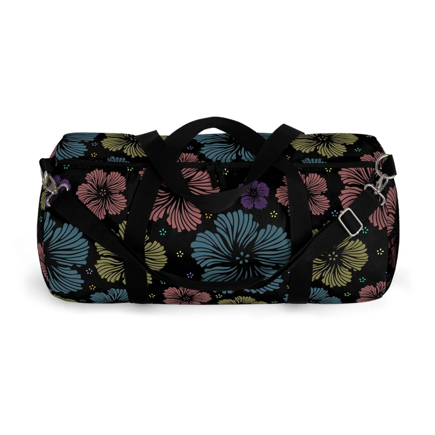 Clean Floral Vibes Duffel Bag