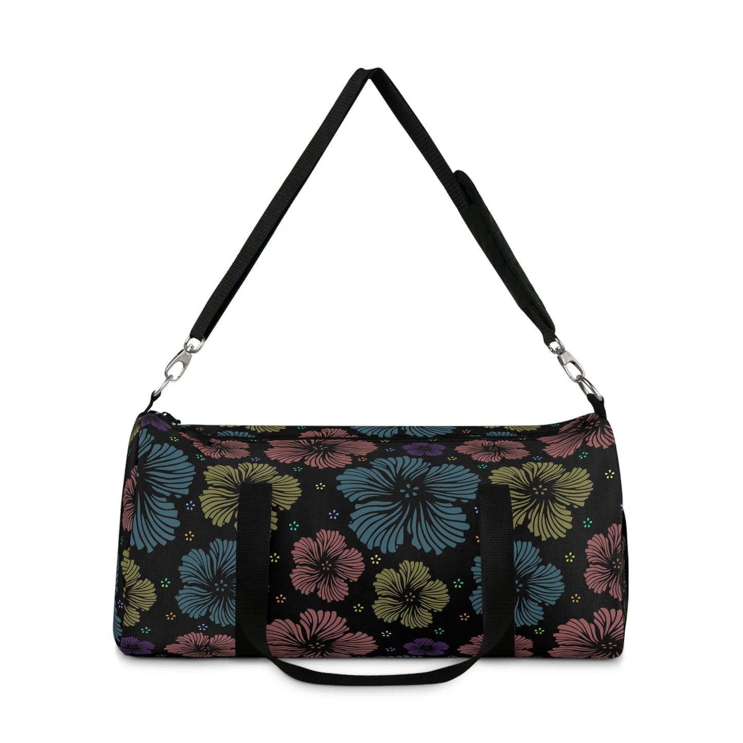 Clean Floral Vibes Duffel Bag