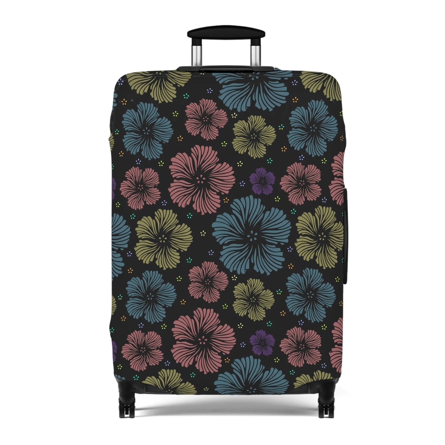 Clean Floral Vibes Luggage Cover