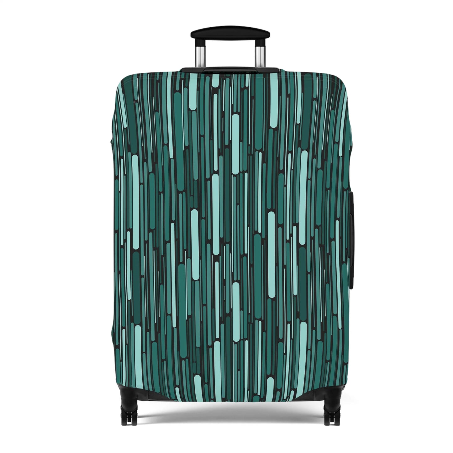 Green Rain Ornament Luggage Cover