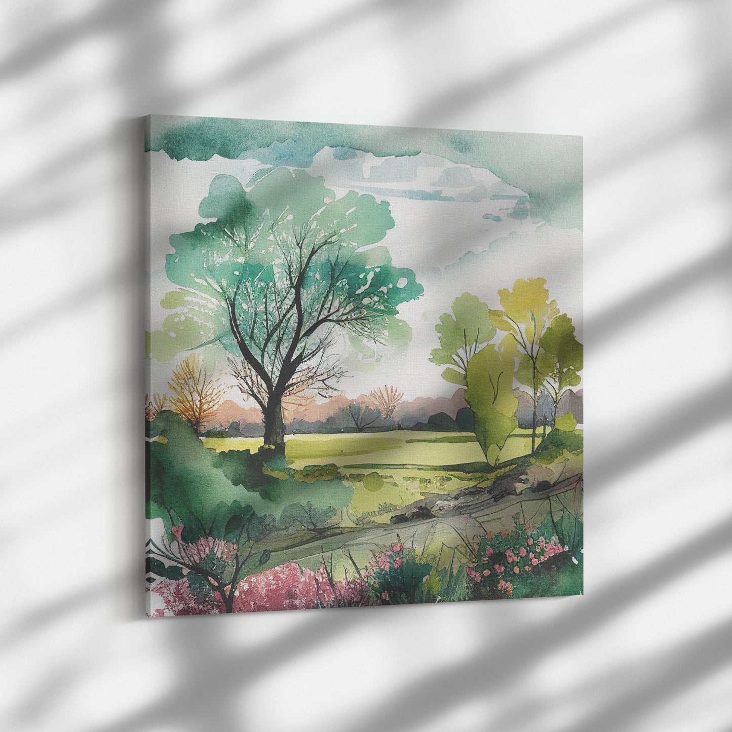 Green Spring Landscape Wall Art