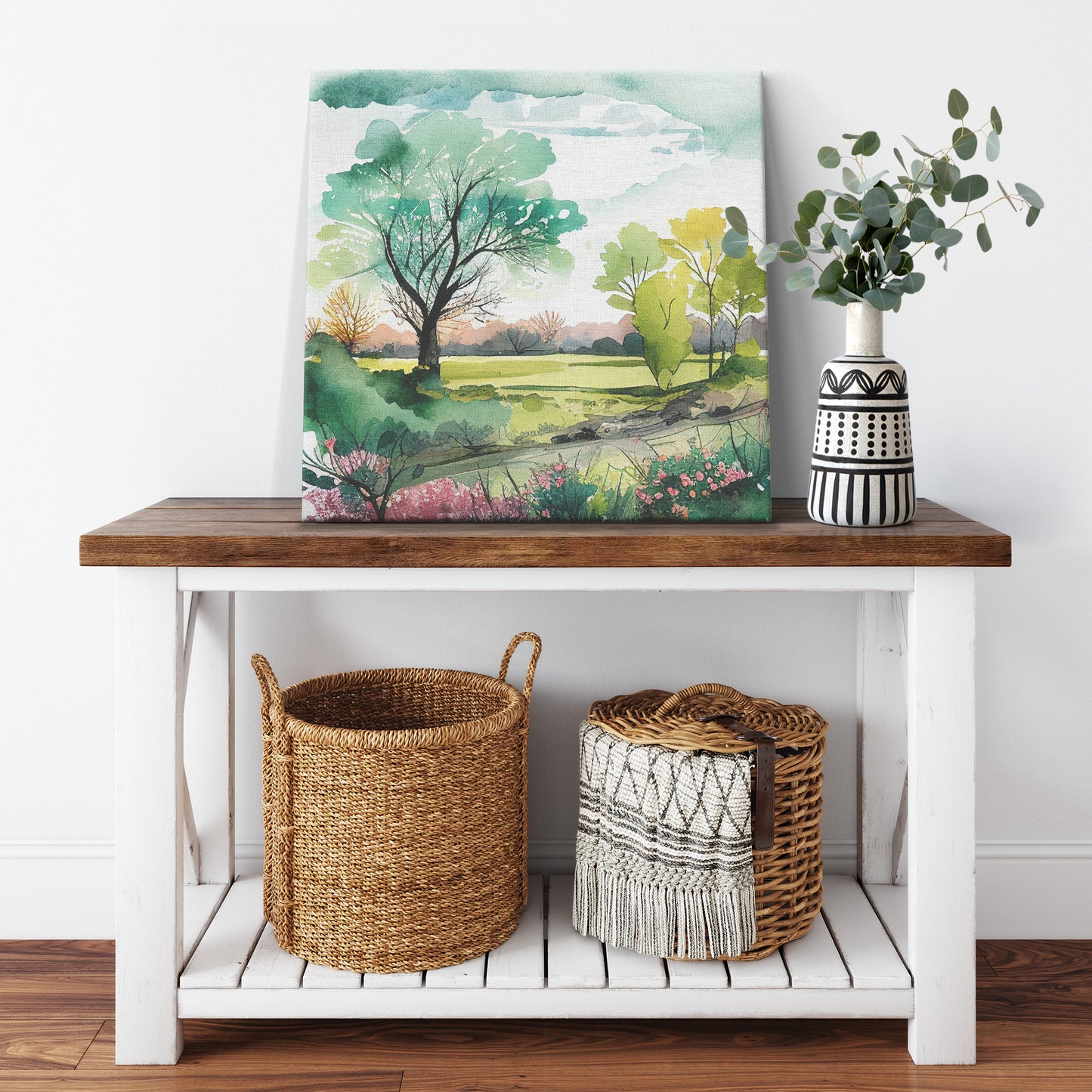 Green Spring Landscape Wall Art