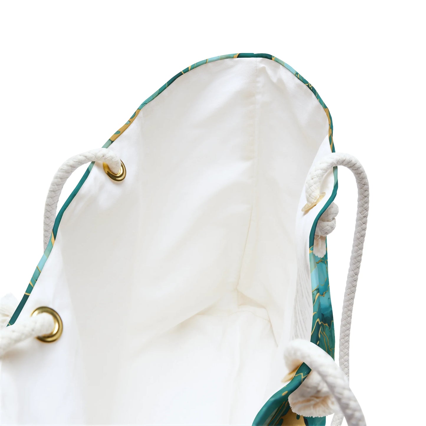 Mystic Turquoise Marble Weekender Bag