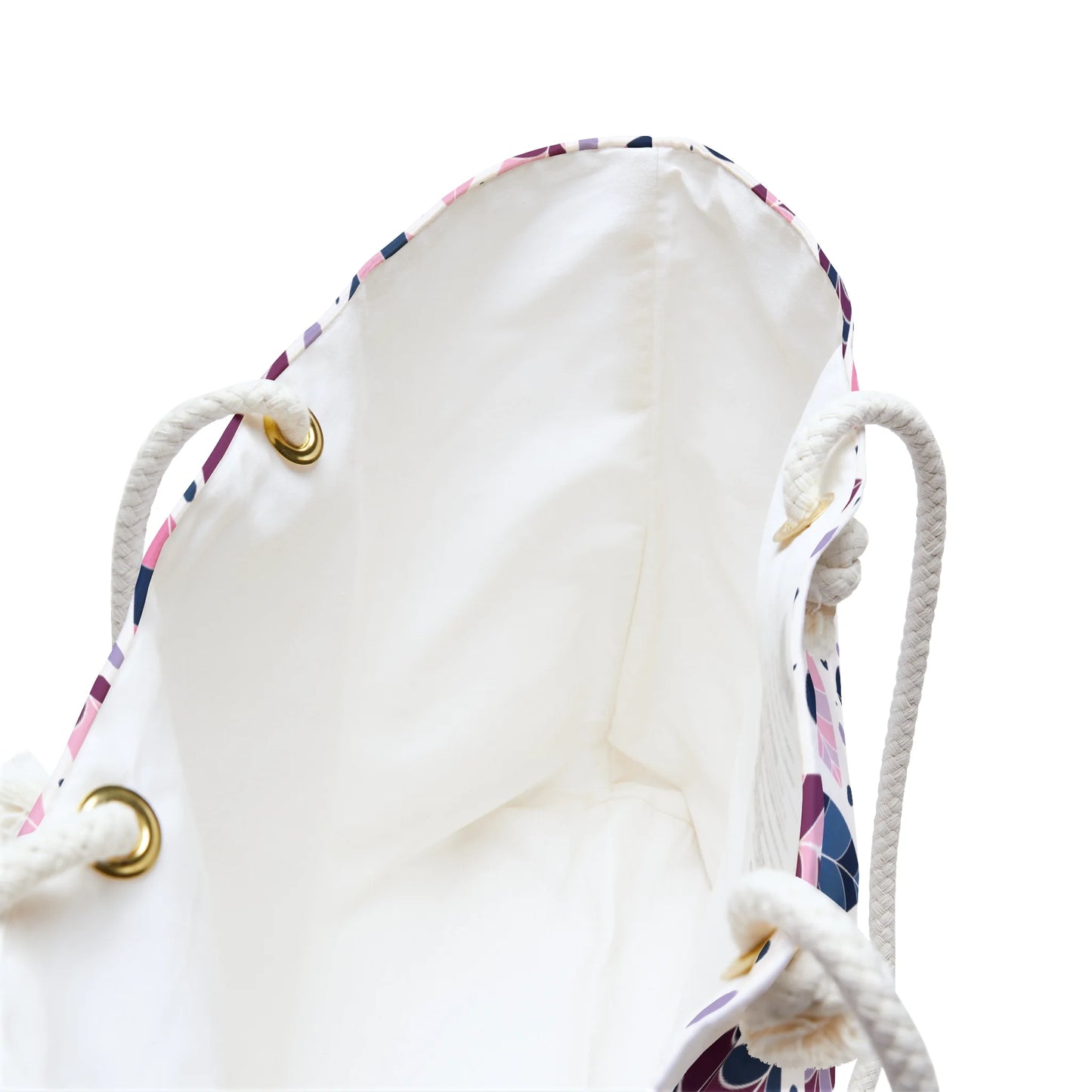 Pink Leafy Ornament Weekender Bag