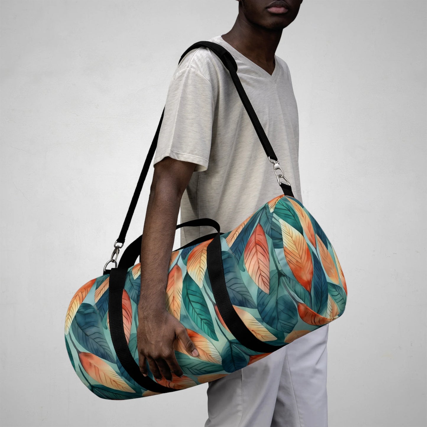 Leafy Minimalism Duffel Bag