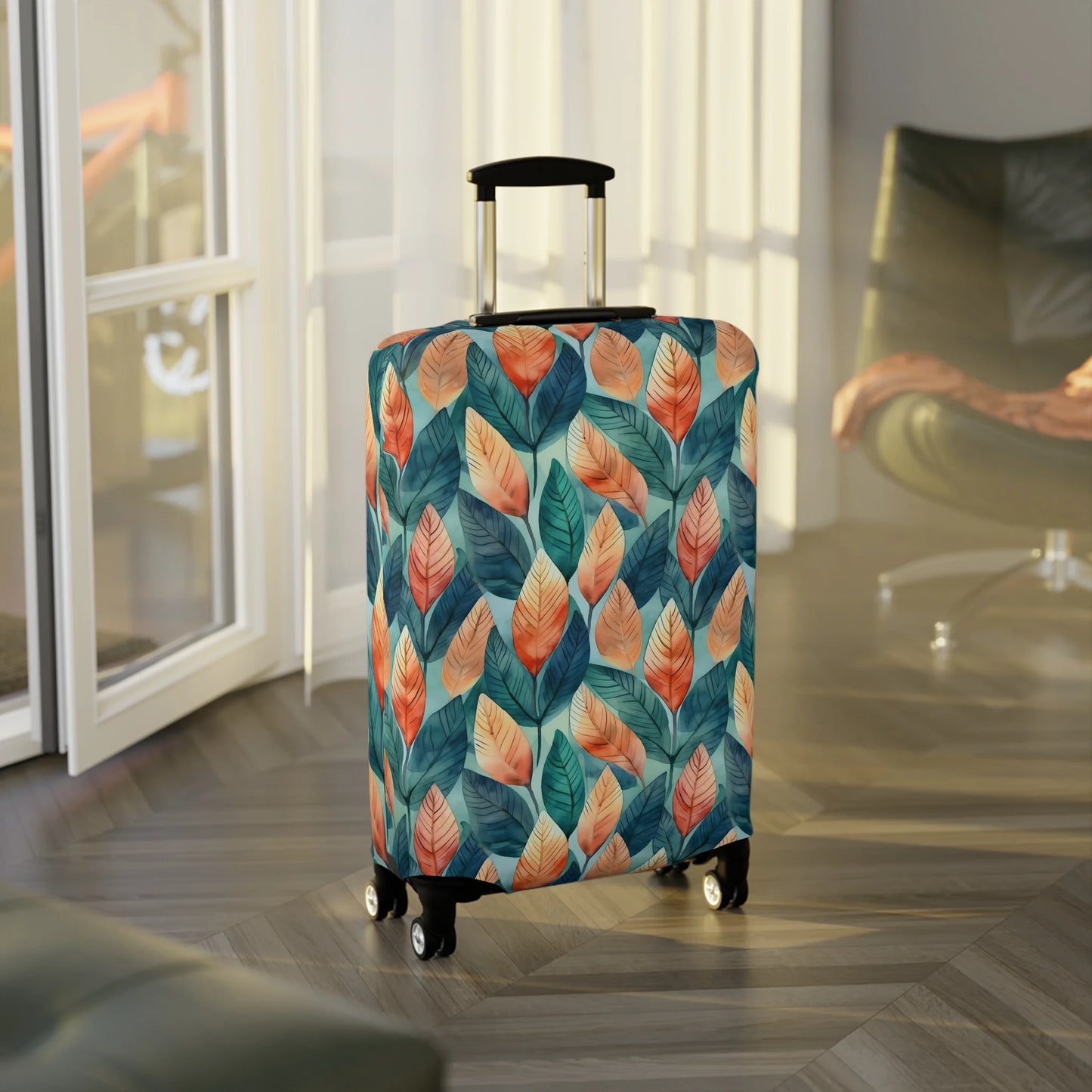 Leafy Minimalism Luggage Cover
