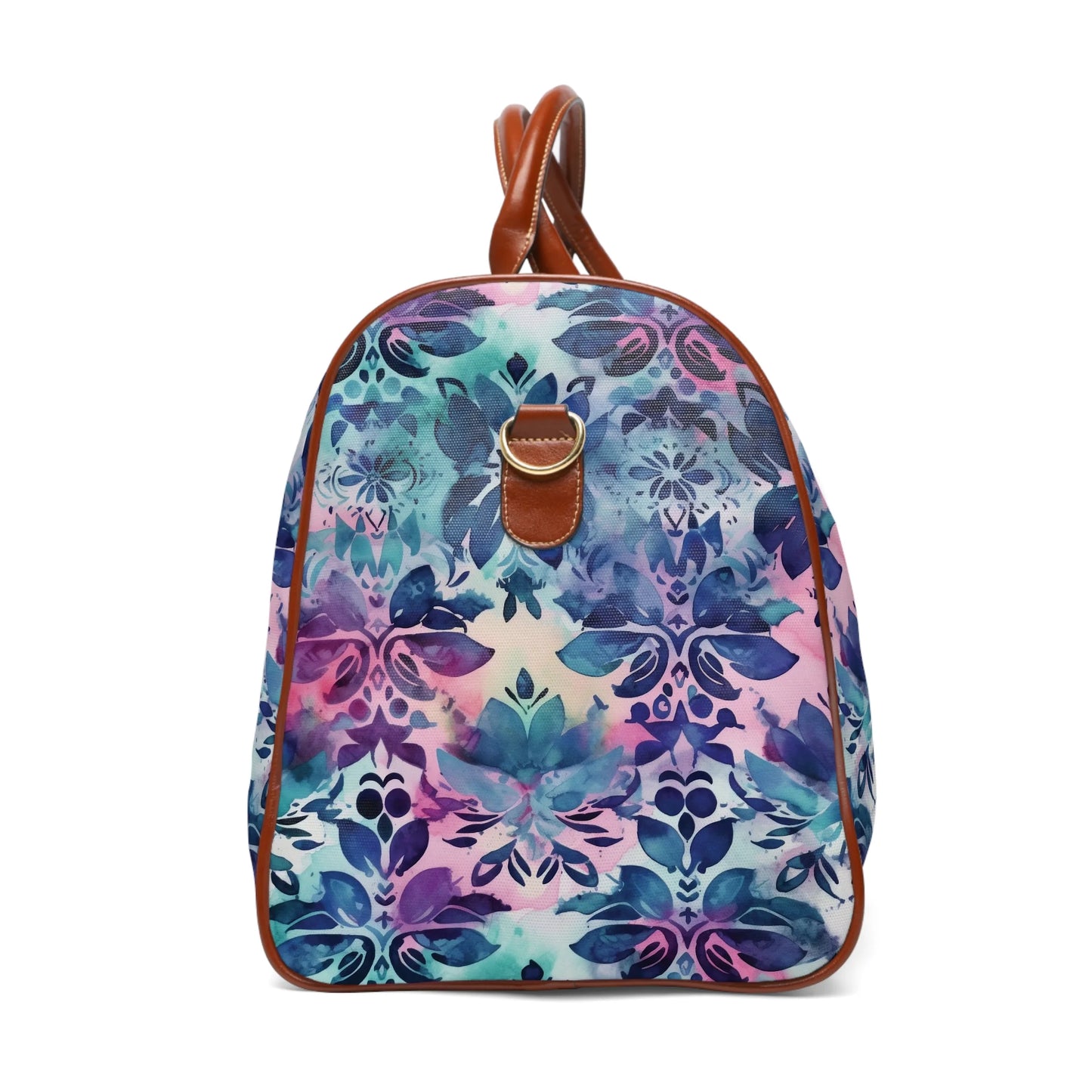Blue Floral Boho Dream Travel Bag