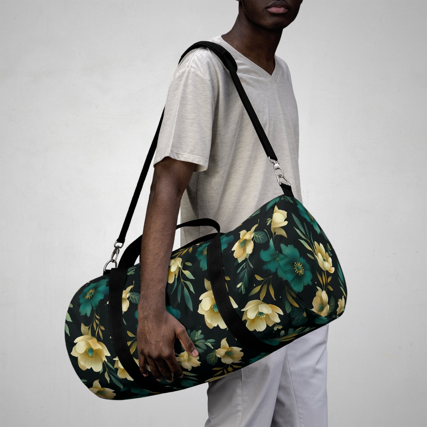 Minimalist Blooms Duffel Bag