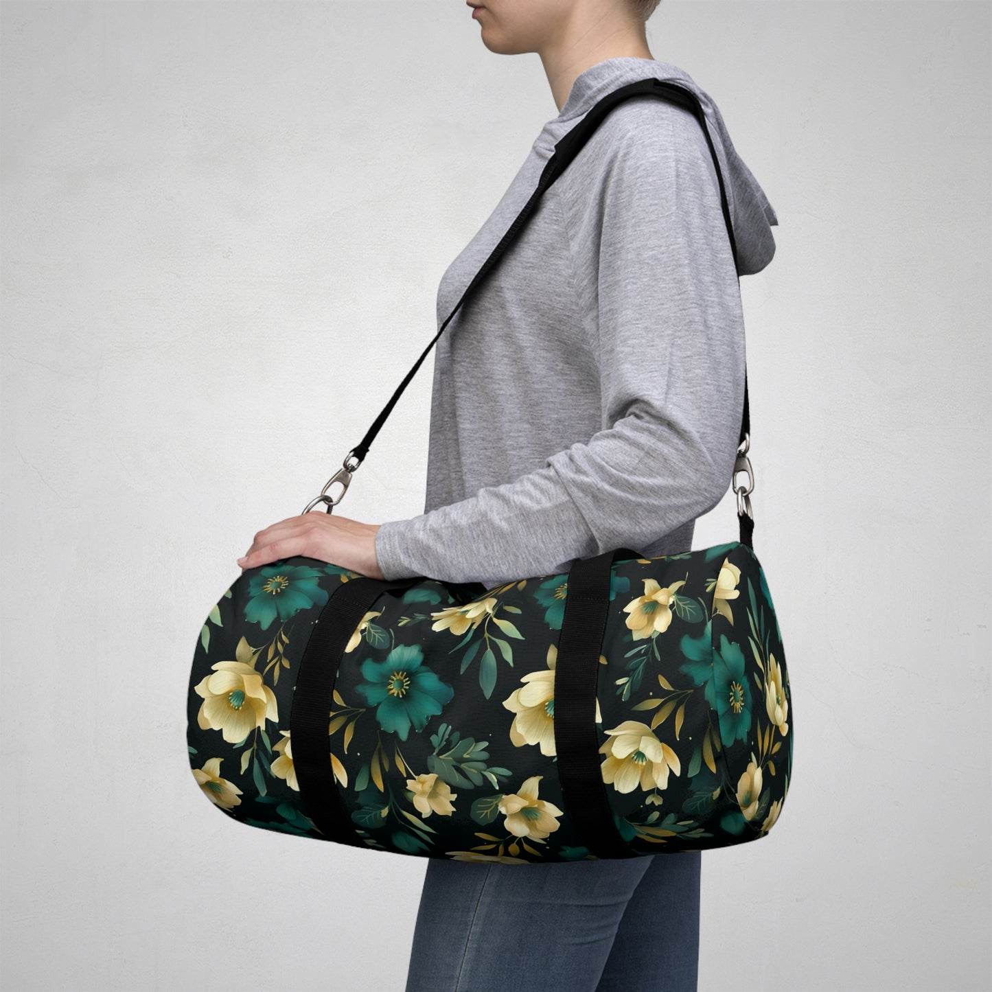 Minimalist Blooms Duffel Bag