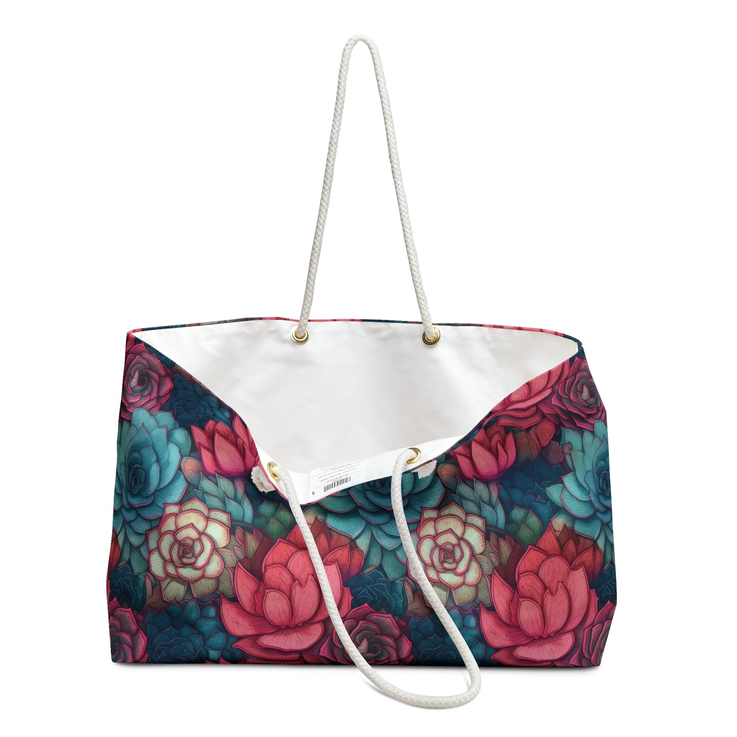 Bright Eternal Flowers Fantasy Weekender Bag