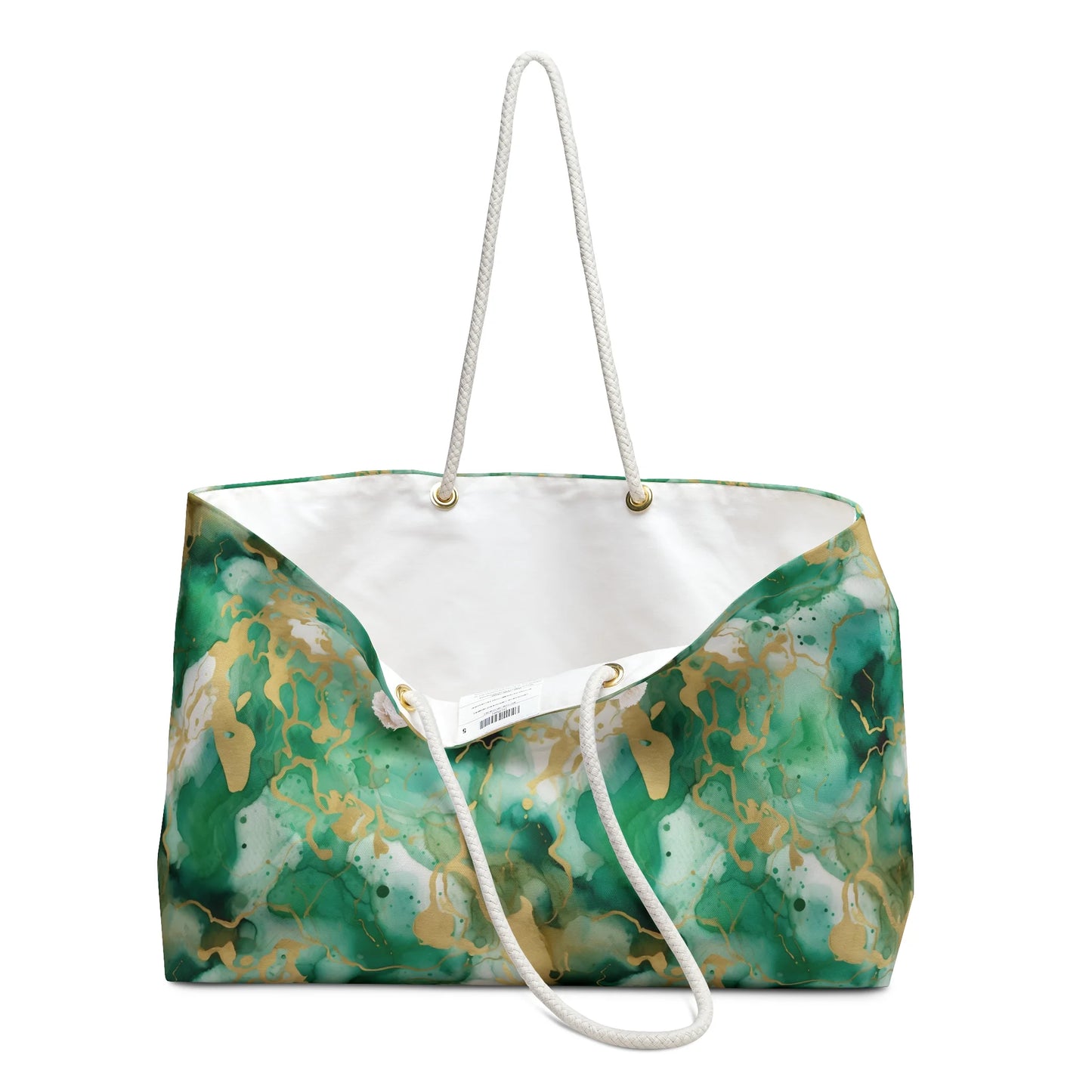 Simplicity in Green Weekender Bag