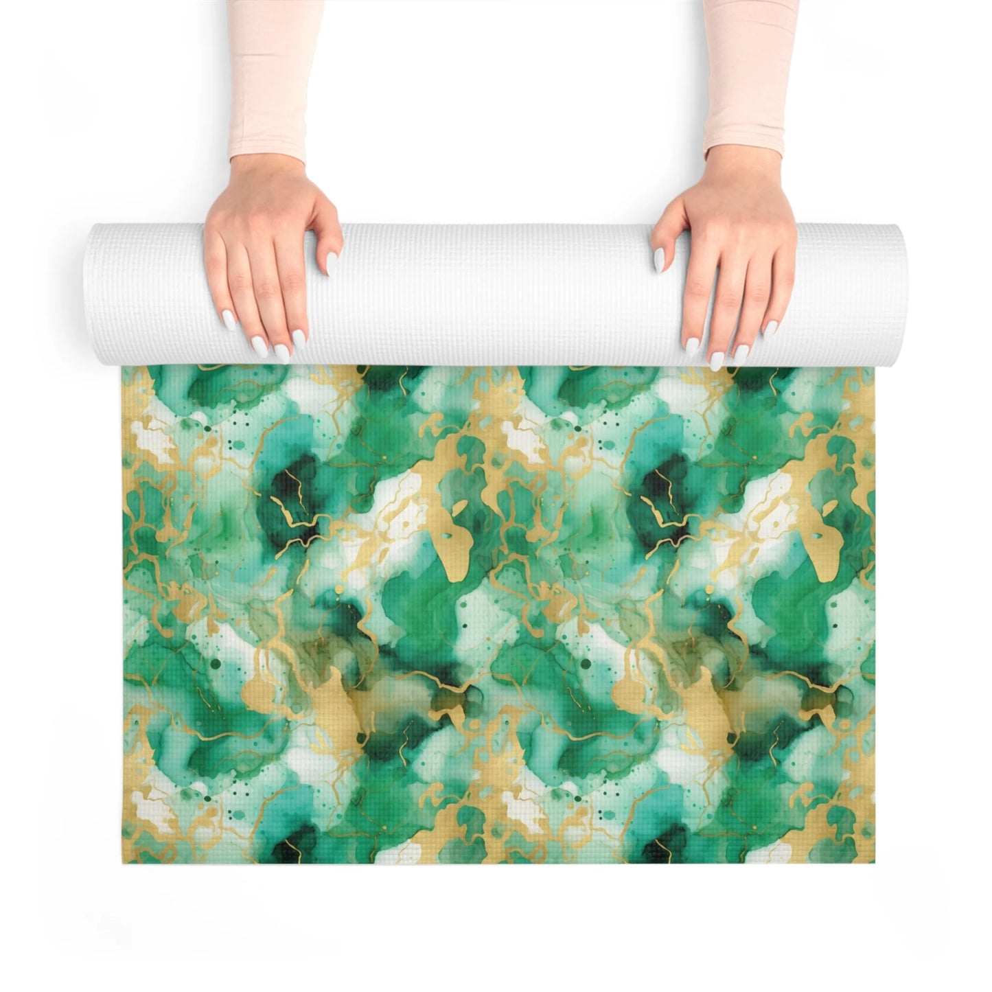 Simplicity in Green Foam Yoga Mat