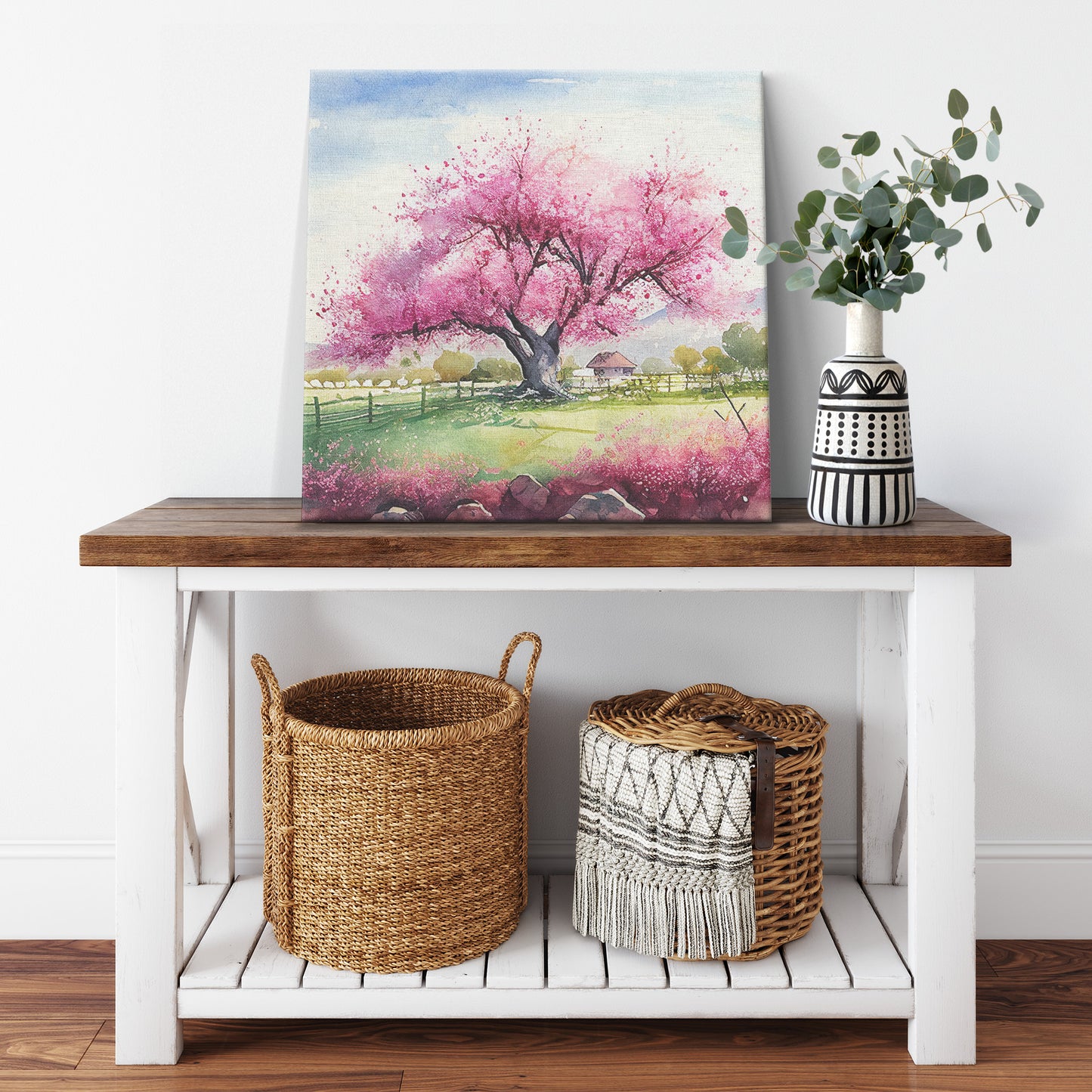 Spring Blooming Tree Canvas Wall Art