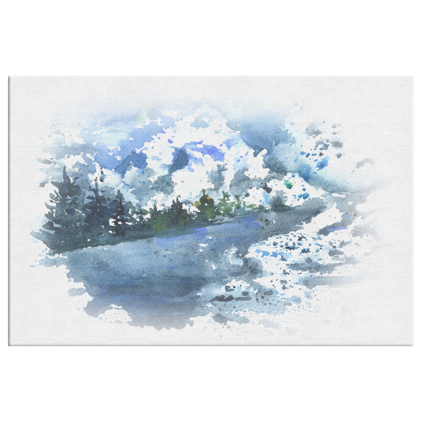 Spring Flood Canvas Wall Art