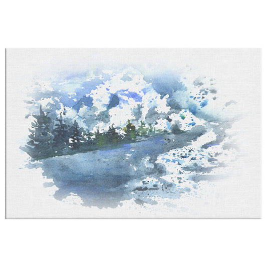 Spring Flood Canvas Wall Art