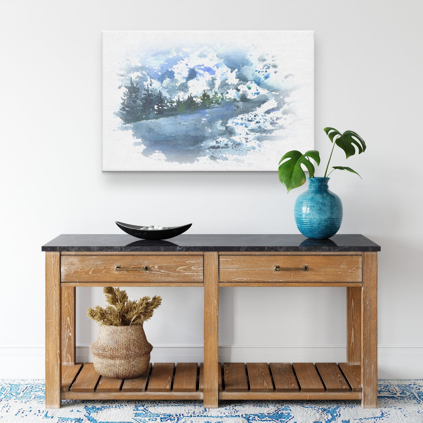 Spring Flood Canvas Wall Art
