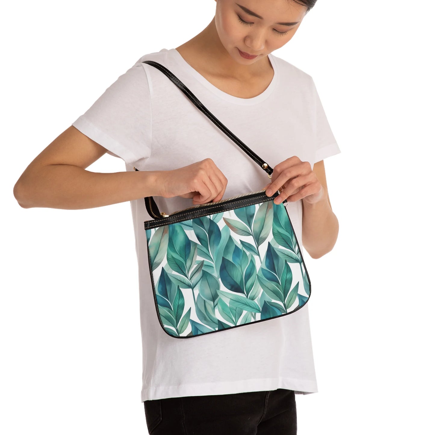 Leafy Chic Small Shoulder Bag