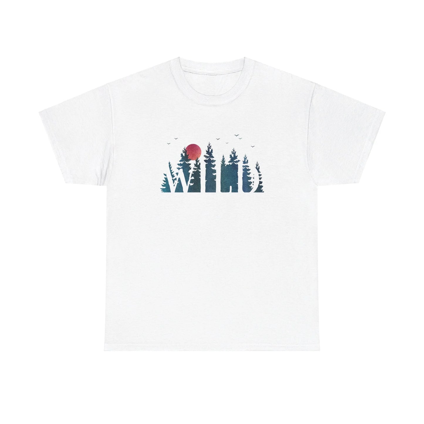 Wild Soul in Blue Shades Woman Heavy Cotton T-shirt