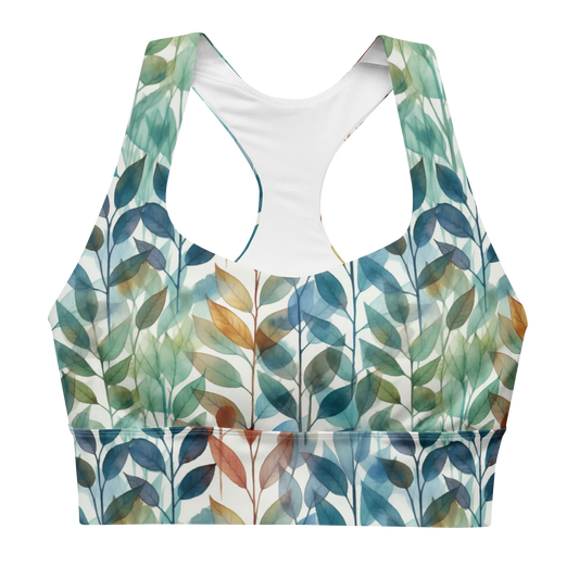 Autumn Serenade Longline Sports Bra