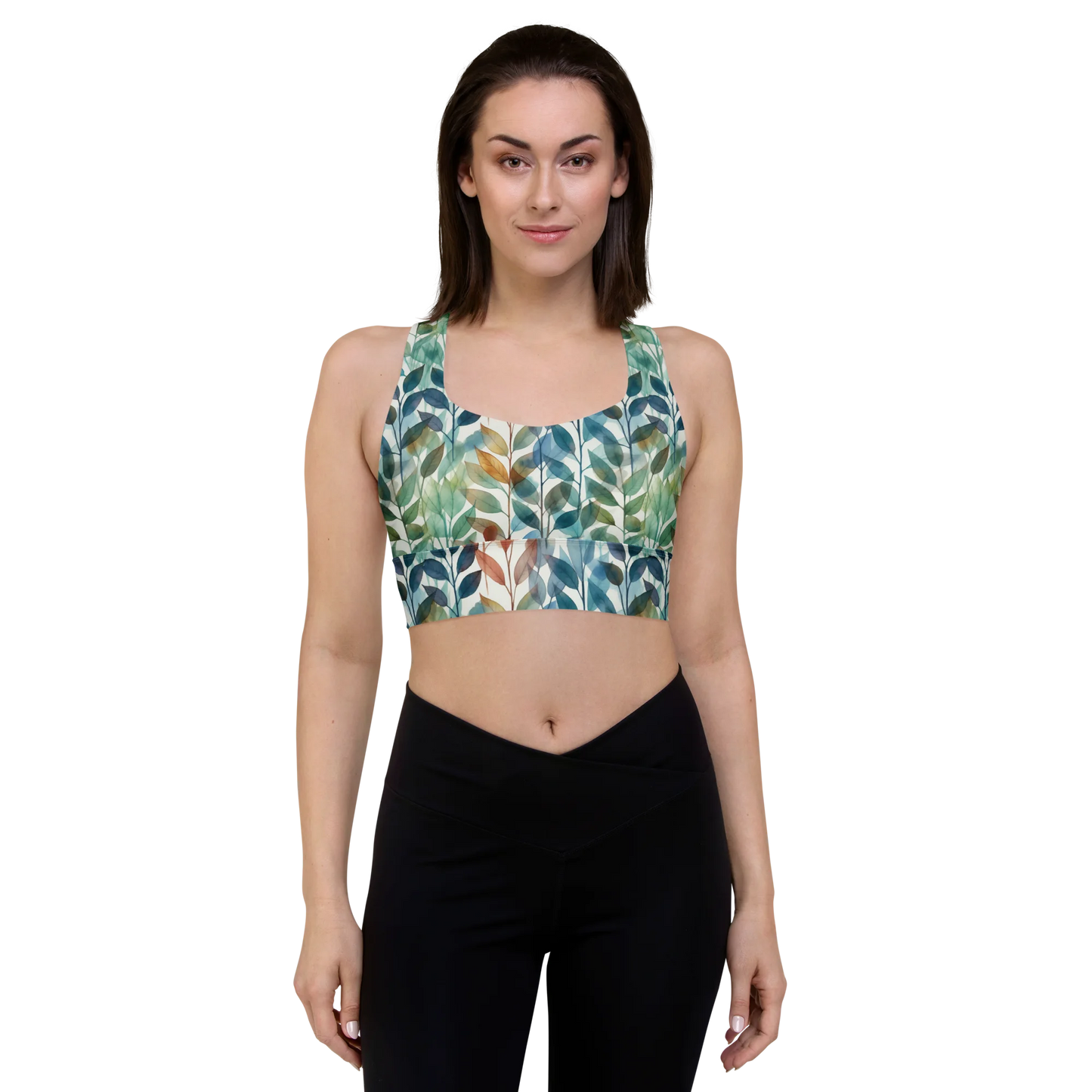 Autumn Serenade Longline Sports Bra