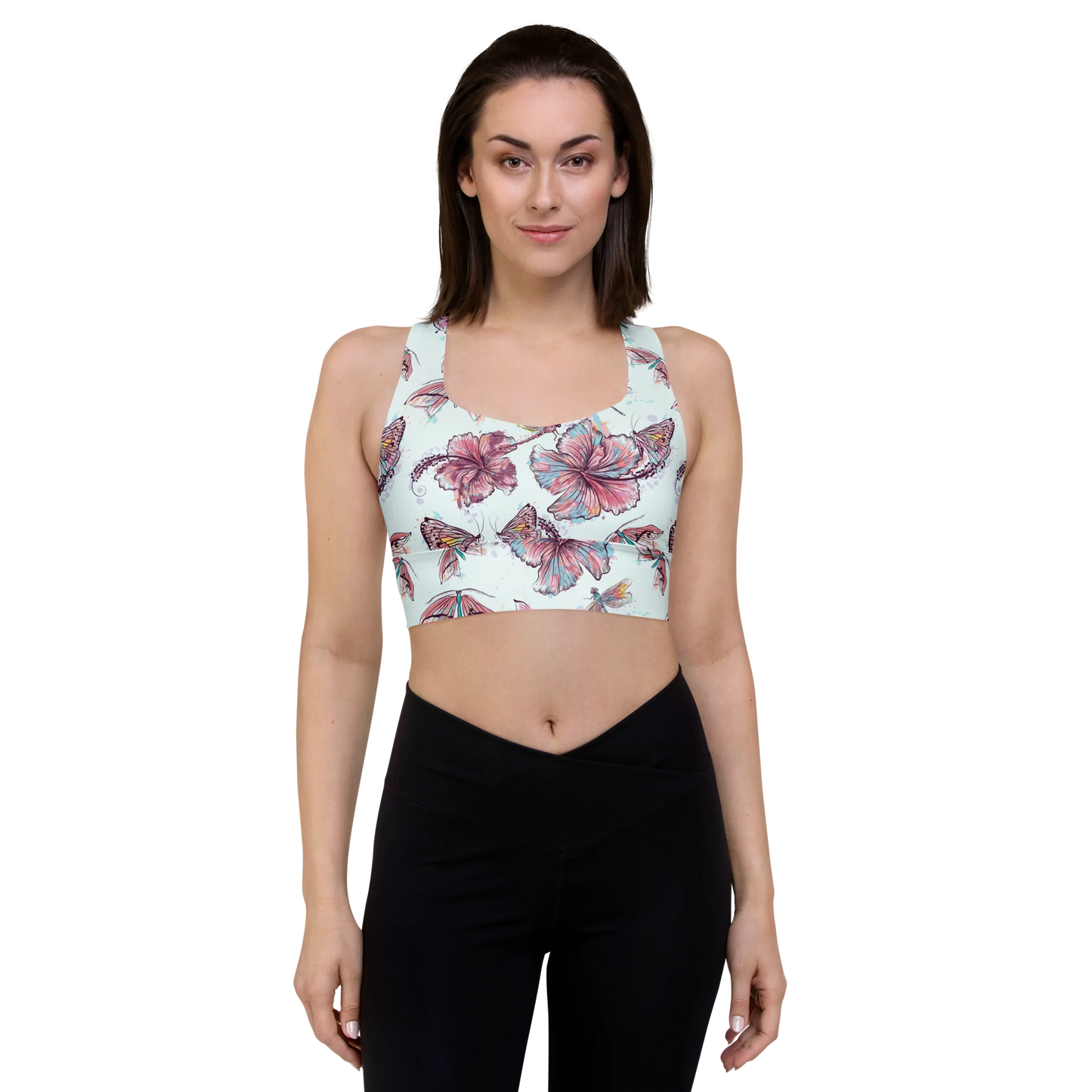 Autumn Serenade Longline Sports Bra