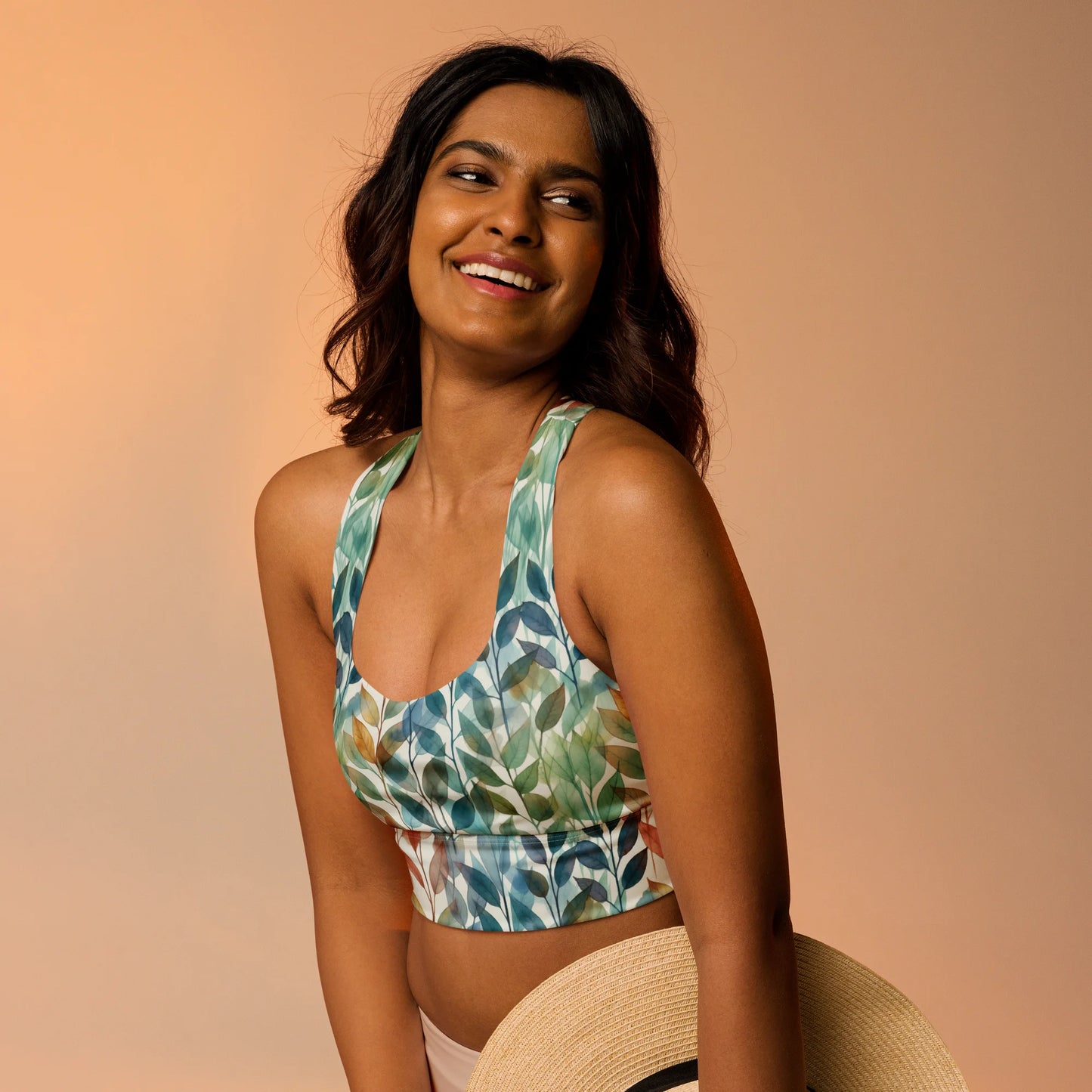 Autumn Serenade Longline Sports Bra