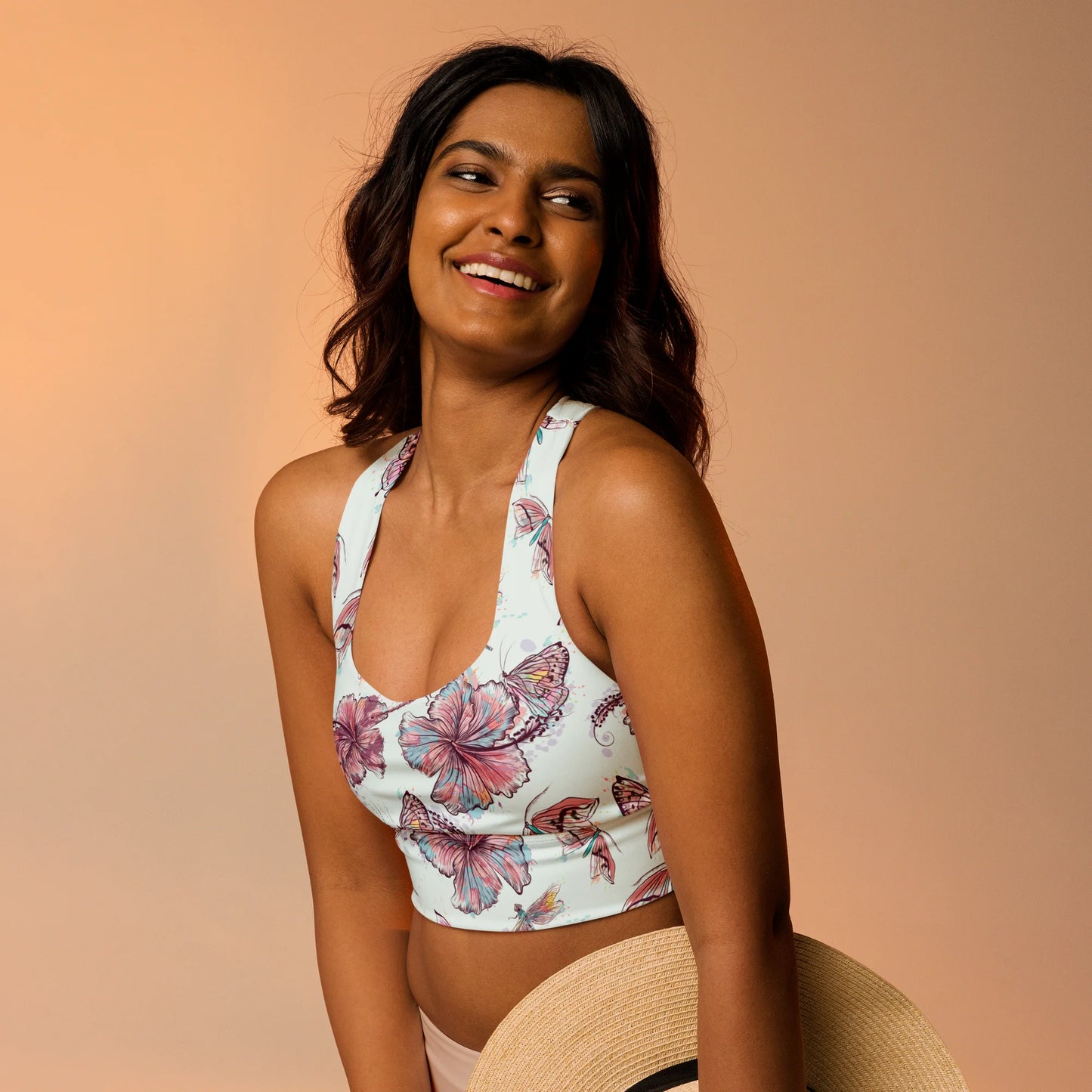 Autumn Serenade Longline Sports Bra